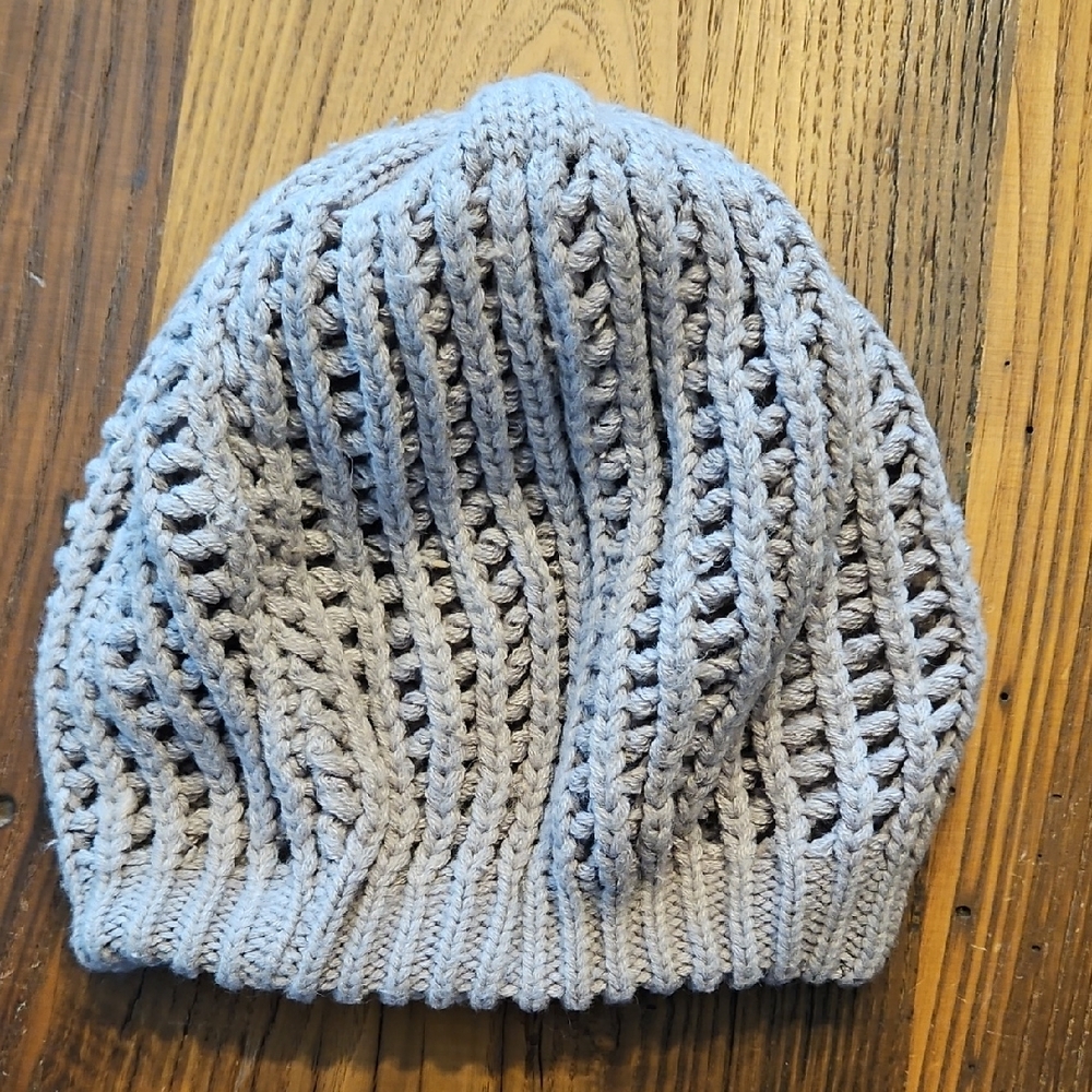 Gray Knit Beanie
